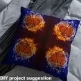 thumbnail image 2 of Castle Fairy Abstract Basketball Fabric by the Yard 10 Yards for Teens,Sport Theme Room Decor Fabric by the Yard,Ball Gamer Fabric for Sewing,Super Cozy Room Decor, 2 of 6