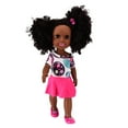thumbnail image 3 of Muñeca negra Ticfox de 14 pulgadas de juguete africana, 3 of 12