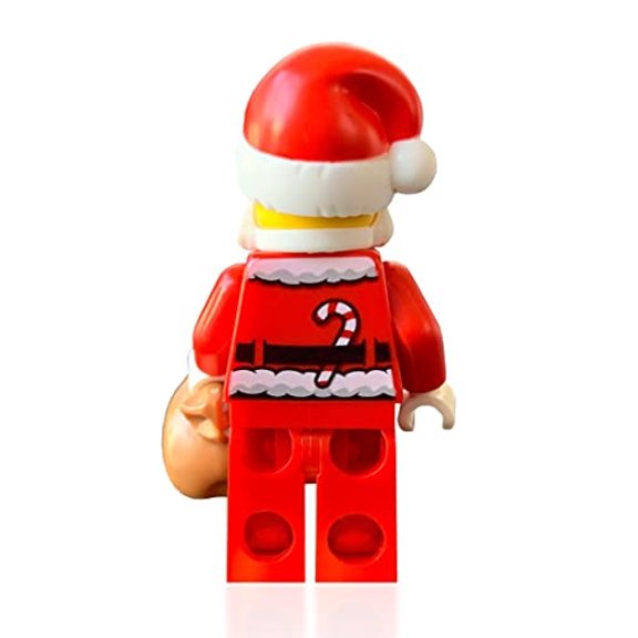 LEGO City Minifigura de Adviento navideño LEGO Santa Claus con gafas 60155