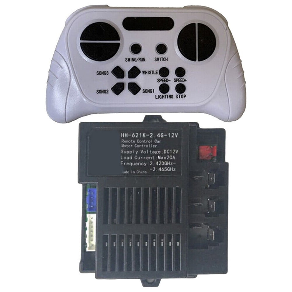 Récepteur de Télécommande 2.4G 12V Rc Contrôleur de Voiture pour Enfants Récepteur 2 Broches