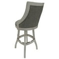 thumbnail image 3 of Pemberly Row 34" Swivel Wood Extra Tall Bar Stool in Smoke Gray, 3 of 3