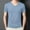 Blue, variant on Awdenio Mens T-shirt Summer Short Loose Casual V-Neck Outdoor Shirt Summer Holiday Fashion Essential,Blue,2XL