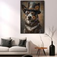 thumbnail image 5 of Australian Stumpy Tail Cattle Dog Canvas Painting Canvas Art Prints Bathroom Artwork for Wall Living Room Bedroom Bathroom Wall Art Framed Art Wall Decor Wood Wall Hanging Art, 5 of 6