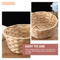 thumbnail image 6 of Rattan Easter Basket Set - 3 Woven Bowls for Snacks, Fruit, Candy & Eggs, 6 of 8
