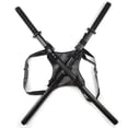 thumbnail image 4 of Funda de doble , estuche de cartilla de material cuero de , bolsa de almacenamiento de adultos para hombres con correas de hombro ajustables disfrac Hugo Estuche de espada, 4 of 7