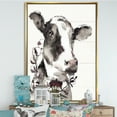 thumbnail image 3 of Portrait de Vache Vie Campagnarde - Toile Encadrée Faune, 3 of 3