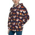 thumbnail image 2 of Kdxio Turkey And Thanksgiving Pattern Kids Boys Girls Zip Up Hoodie 3D Printed Hooded Sweatshirt Hoody Coat with Pocket 7-12 Y-Small, 2 of 6