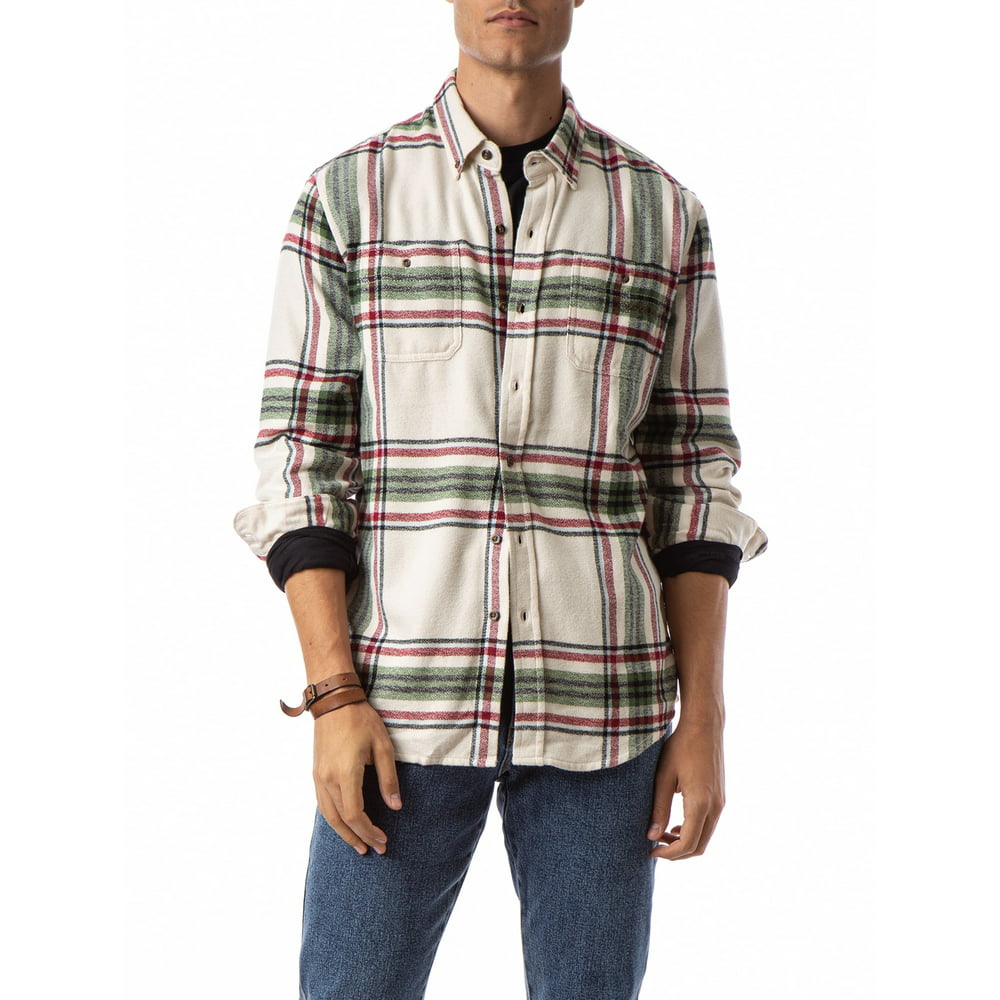 Jordache Vintage - Jordache Vintage Men's Tony Flannel Shirt, Up to 3xl ...