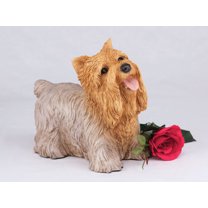 Yorshire Terrier Cremation Pet Urn for a Dog Memorial in remembrance of your beloved family pet.
