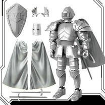 IGEED 3D Printed Medieval Figurines,Medieval Knight T13 Figure,Full Body Mechanical Movable Toy,Table Decoration for Kids/Friends,Exquisitely Crafted Medieval Figurines True Works Of Art
