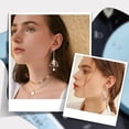 thumbnail image 5 of 1box 100pcs 5 styles Plastic Clip-on Earring Findings for Non-pierced Ears Clear 11~14x7.5~9x1.2mm 20pcs/style, 5 of 6