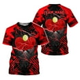 thumbnail image 4 of Custom Team Name and Name PADEL 3D Shirt for Men Women, Custom Bingo game Shirts for Team (Grey, 5XL), 4 of 10