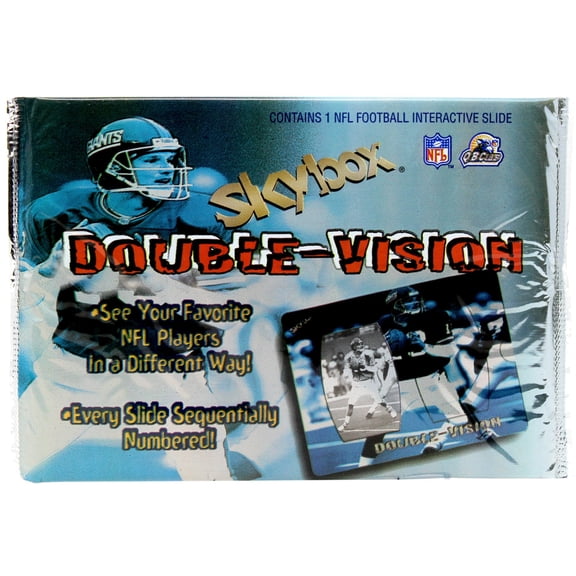 NFL Skybox 1998 Double-Vision Football Trading Card HOBBY Pack (1 Slide Per Pack)