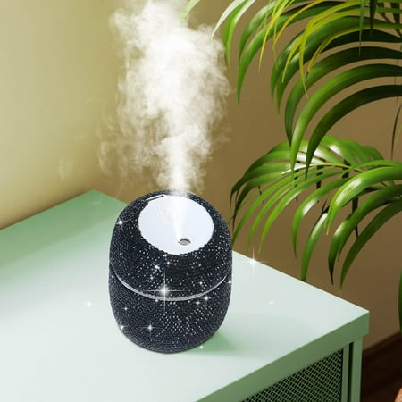

Naittoop Clearance Water Droplet Embedded Diamond Humidifier Mini USB Car Humidifier For Home Desktop Office And Dormitory Use