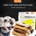 thumbnail image 4 of Juguetes para masticar con forma de hueso para perros, para limpiar los dientes de los cachorros, indestructibles, golosinas, suministros seguros para limpiar los molares, naturales, no tóxicos, antim, 4 of 5