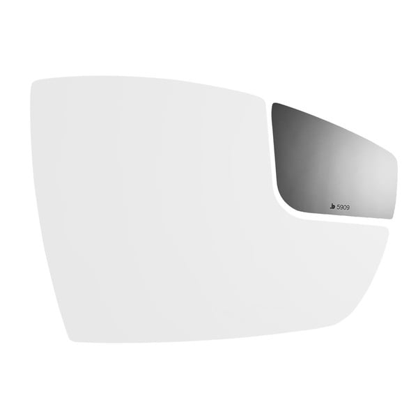 Upper Convex Passenger Side Replacement Mirror Glass for 20182019 Ford
