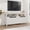 Antique White, variant on Farmhouse TV Stand for 70 Inch TV, 63 Inch Long Entertainment Center with Storage and Open Shelf, Large Television Stand, Modern Tall Media Console Table for Living Room, Bedroom