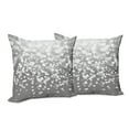 thumbnail image 6 of Ambesonne Abstract Throw Pillow Cover 2 Pack, Sunshines Marriage, 18", Dimgrey White, 6 of 6
