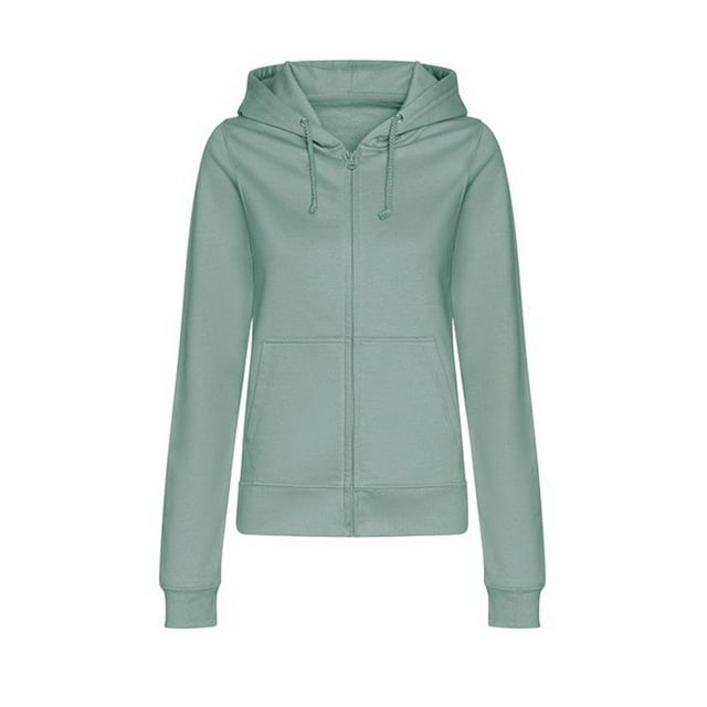 Awdis - Sudadera College para Mujer (Verde Dusty)
