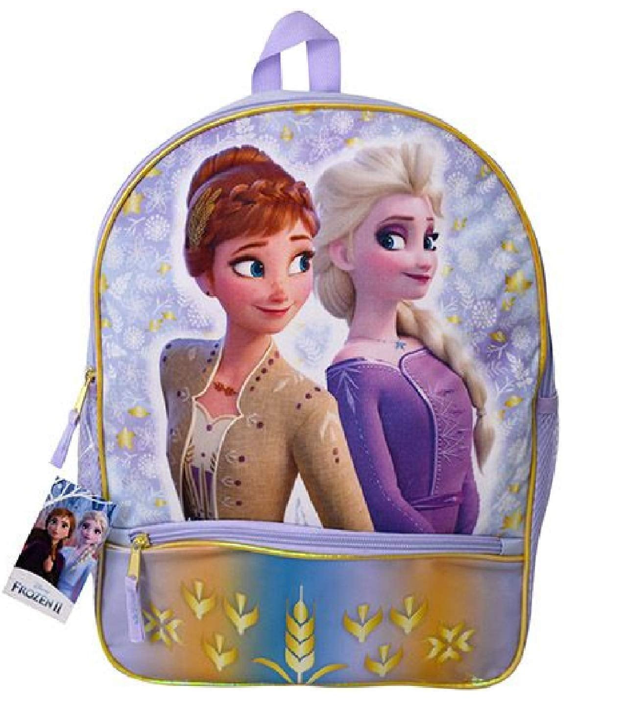 Disney Frozen Backpack Disney Frozen 2 Elsa & Anna Purple/Gold