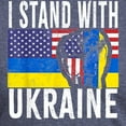 thumbnail image 3 of CafePress - I Stand With Ukraine Flag American Flag Su T Shirt - Mens Tri-blend T-Shirt, 3 of 4