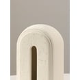 thumbnail image 3 of Light Luxury Household Goods Tissue Box Cave Material living Room Desktop Decoration Wabi-Sabi Style Retro Tissue Storage Box (Yellow), 3 of 5