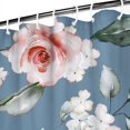 thumbnail image 4 of Waterproof Pioneer Shower Curtain 84x72 Inch Polyester Unique Colorful Floral Shower Curtain for Bathroom Hotel Home Decor with 12 Plastic Hooks, 4 of 5