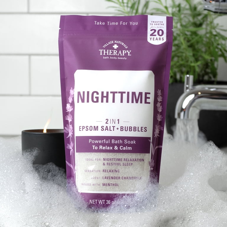 Village Naturals Therapy Nighttime Epsom Bath Soak photo 5
