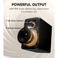 thumbnail image 4 of Restored Edifier M60 Multimedia Speaker Bluetooth 5.3, 66W RMS, Hi-Res Audio & Hi-Res Wireless Audio, LDAC,3" Mid Bass & 1" Tweeter, USB-C & Aux Inputs, Compact Desktop Speaker (Refurbished), 4 of 8