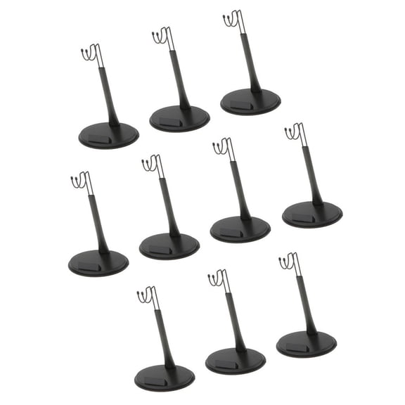 QccHieUs 10Pcs 1/6 Scale Action Figure Stand Display Base Holder U Type for 12''Dolls