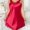 Red, variant on Blmnix Plus Size Nightgowns for Women Sexy Chemises Silk Nightgown Nightshirt V-Neck Red Sleeveless Short Sexy Nightgowns for Women,XXL