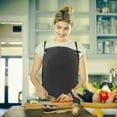 thumbnail image 4 of AURARMLET Oil-Resistant Chef Apron with Adjustable Straps, Multiple Pockets, PVC Kitchen Work Apron, 1 Piece Set, 4 of 8