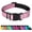 Light Pink, variant on Reflective Dog Collar, Adjustable Soft Neoprene Padded Nylon Pet Collars with Buckle for Small Dogs, Navy Blue,S