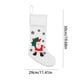 thumbnail image 3 of Christmas White Red Christmas Socks Cute Christmas Decoration Socks Large Gift Bags Candy Bags, 3 of 6