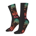 thumbnail image 1 of Fotbe Go Surfer Calcetas Largas con Estampado para Hombre y Mujer – Calcetas de Compresión Transpirables y Elásticas, Viajar y Uso Diario Talla 5-11, 1 of 6
