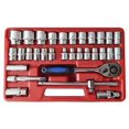 thumbnail image 5 of 32pcs Heavy 1-2" Inch Combinational Ratchet Socket Set | Wrench Spanner Tool Goti Set With Carry Box For Automobiles, Bike, Car Repair Tool Kit Socket Set | Stainless Steel Tool Kit, 5 of 5