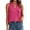 Hot Pink, variant on Women's Casual V Neck Loose Fit Sleeveless Tank Top Summer Boho Floral Lace Blouse for Daily Wear Top plus Size Wardrobe Top Back Support Athletic Womens Tops Shirts Woman 4x for Women Beach