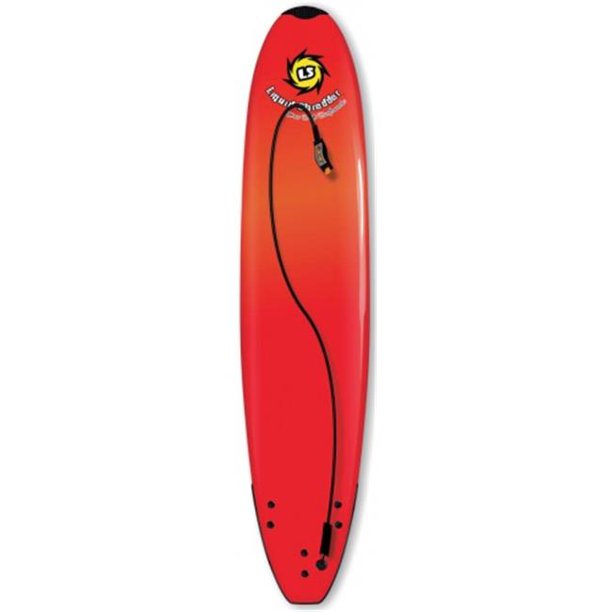 Liquid Shredder 9 ft. FSE EPSPE Soft Surf Board, Red