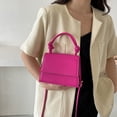thumbnail image 4 of Bolso de mano de moda, pequeño bolso cuadrado, bolso de hombro informal de verano para el trabajo, bolso cruzado sencillo de nicho, bolso de mujer, 4 of 6