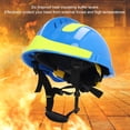 thumbnail image 3 of Cascos para Hombres, Casco de Rescate Con Forro Ajustable, Cascos de Seguridad Con absorción de Impactos, Casco de Trabajo de Seguridad Con Ranuras, Casco Ranurado Ignyfugo para, 3 of 7