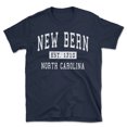 thumbnail image 1 of New Bern North Carolina Classic Established Men's Cotton T-Shirt, 1 of 1