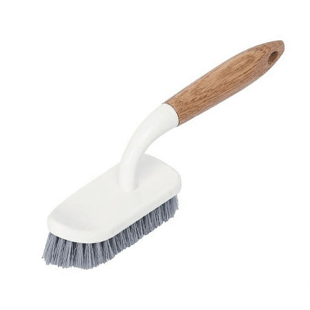 

Njspdjh Wooden Handle Floor Brush Long Handle Cleaning Brush Kitchen Bathroom Sink Brush Tile Wall Housework Cleaning Brush