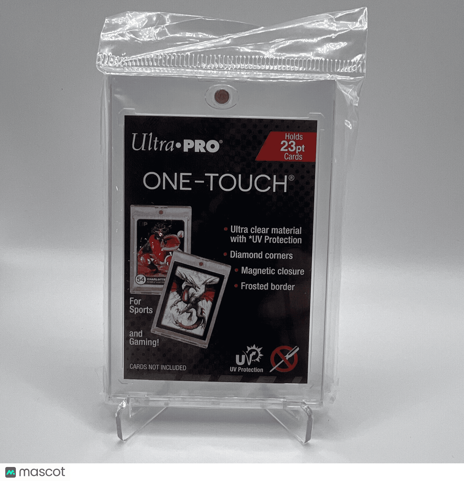 Monster Top Loaders for Trading Cards, 50 ct, Clear Plastic