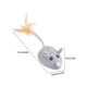 thumbnail image 2 of Juguete interactivo motorizado para gatos, recargable por USB, con forma de ratón | Juguete realista de terciopelo con cola móvil y cambio de dirección automático | Divertido juego electrónico para, 2 of 9