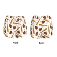 thumbnail image 3 of Balery Baseball Sport Pantalones cortos deportivos para mujer con forro y dos bolsillos, elásticos, para entrenamiento, gimnasio, yoga-Medium, 3 of 7