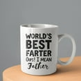 thumbnail image 2 of Worlds Best Farter Coffee Mugs 15 OZ Sublimation Mugs,Double-sided Printing Ceramic Cups Ceramic Mugs for Coffee,Tea,Hot Cocoa, 2 of 4