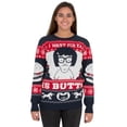 thumbnail image 2 of Bob's Burgers Tina All I Want for Xmas is Butts Christmas Sweater, 2 of 4