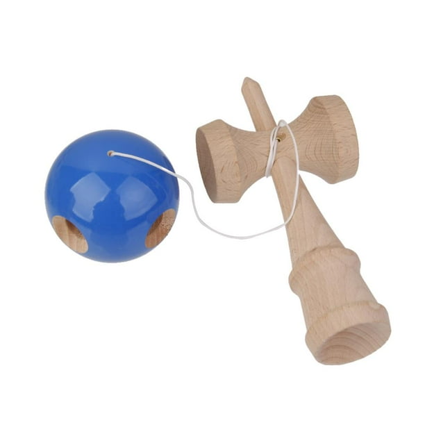 Kendama De Madera Azul Marino De Toysmith, El Clásico Juego Japonés De Lanzar Y Atrapar
