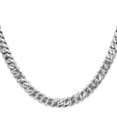 thumbnail image 2 of 14K White Gold Curb Chain Styles Necklace 18 inch 6.25 mm Flat Beveled with Lobster Clasp, 2 of 4