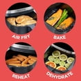 thumbnail image 4 of BLACK+DECKER Purify 4 qt Air Fryers, Black - Non-Stick, 4 of 7